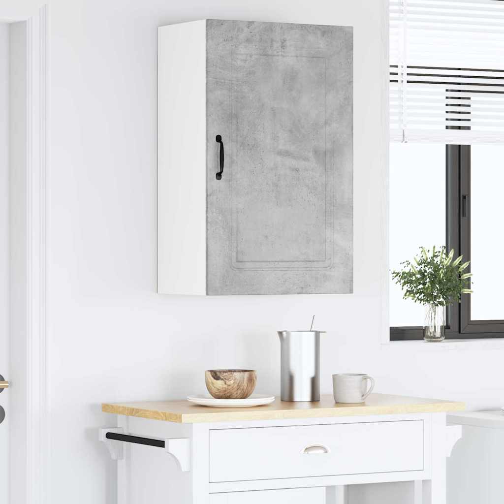 vidaXL Κρεμαστό ντουλάπι κουζίνας Σκυρόδεμα Γκρι 50 x 31 x 80 εκ.