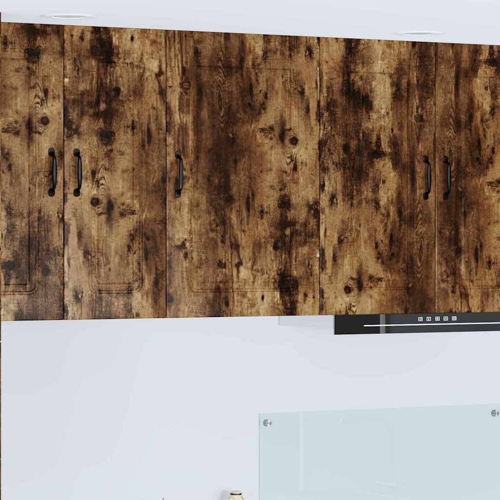 vidaXL Κρεμαστό ντουλάπι κουζίνας Καπνιστό Δρύς 50 x 31 x 80 εκ.