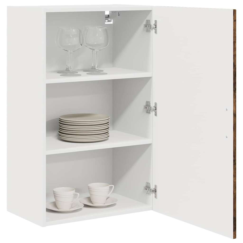 vidaXL Κρεμαστό ντουλάπι κουζίνας Καπνιστό Δρύς 50 x 31 x 80 εκ.