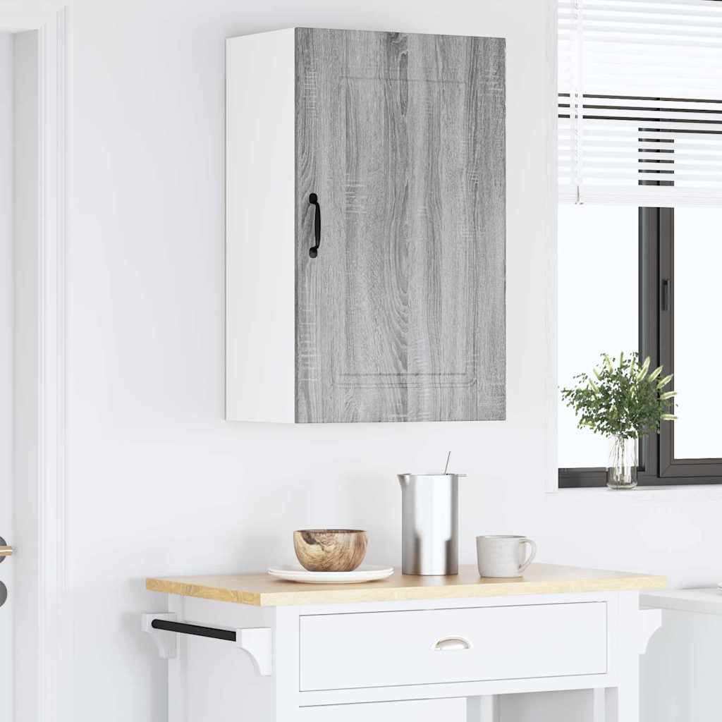 vidaXL Κρεμαστό ντουλάπι κουζίνας Γκρίζο Σονομα 50 x 31 x 80 εκ.