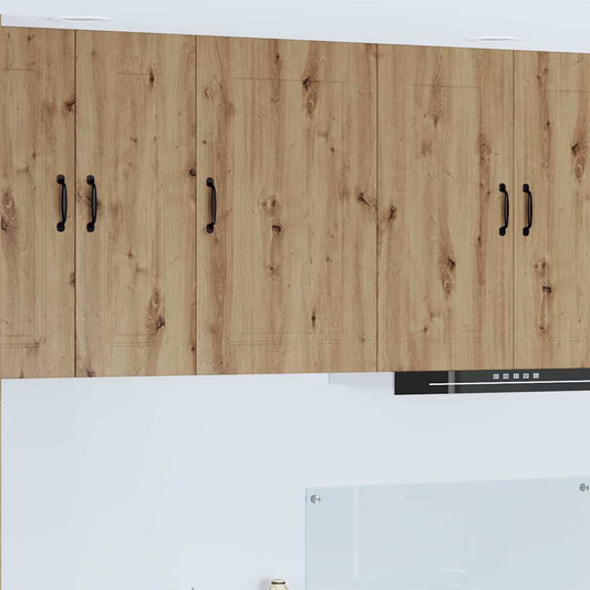 vidaXL Κρεμαστό ντουλάπι κουζίνας με ράφι Artisan Oak 50 x 31 x 80 εκ.