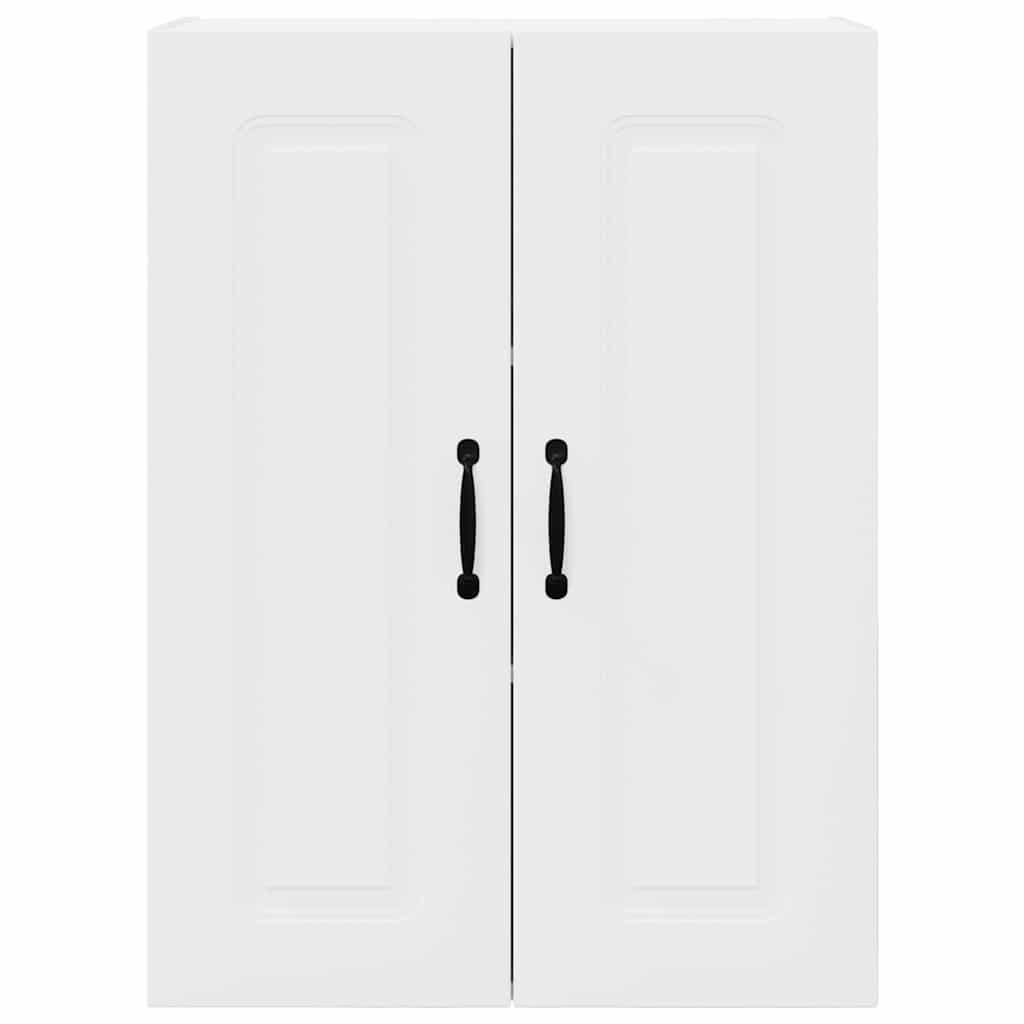 vidaXL Κρεμαστό ντουλάπι κουζίνας με ράφι Λευκό 60 x 31 x 80 εκ.