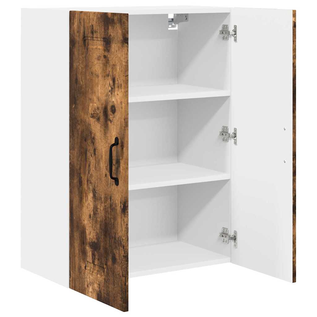 vidaXL Κρεμαστό ντουλάπι κουζίνας Καπνιστό Δρύς 60 x 31 x 80 εκ.