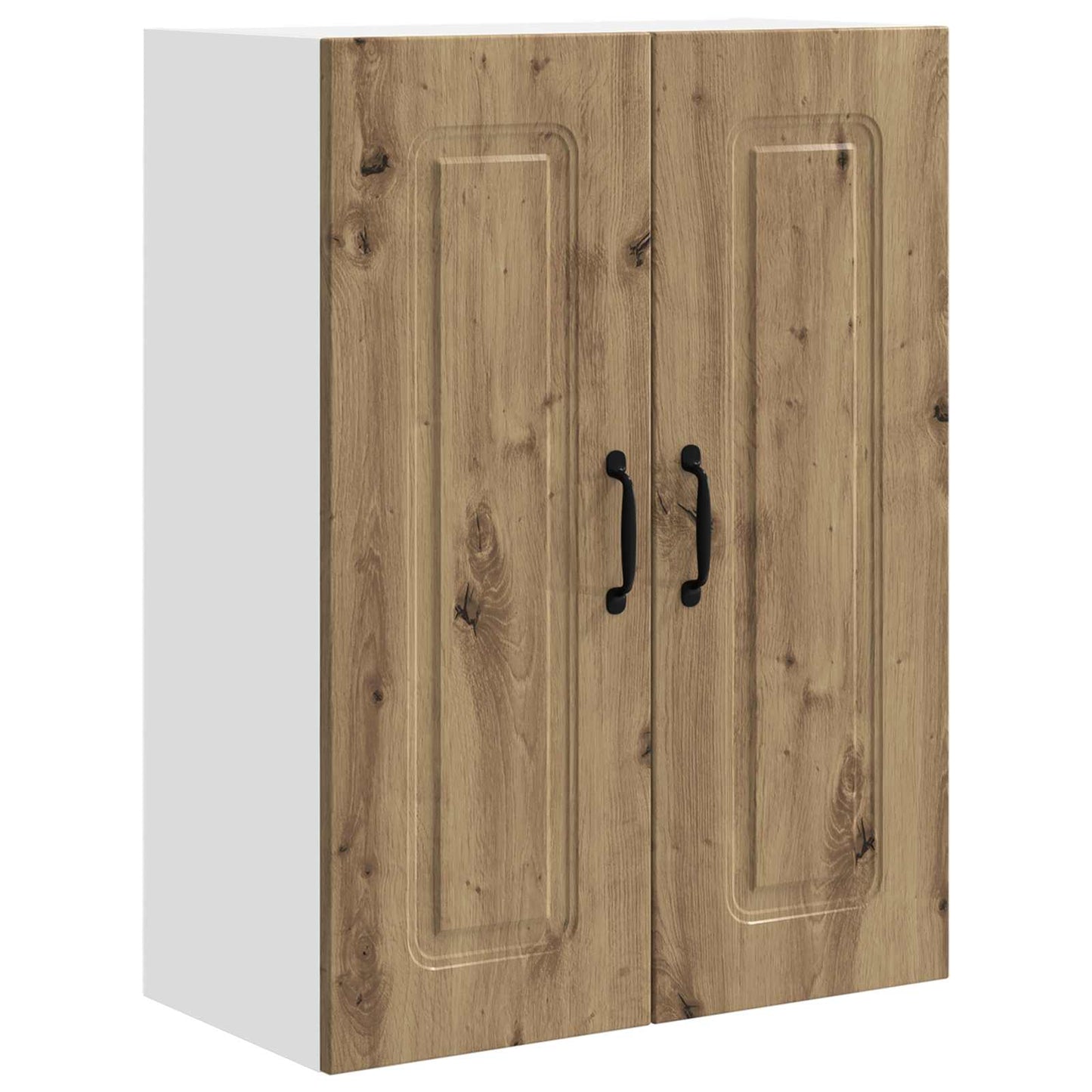 vidaXL Κρεμαστό ντουλάπι κουζίνας με ράφι Artisan Oak 60 x 31 x 80 εκ.