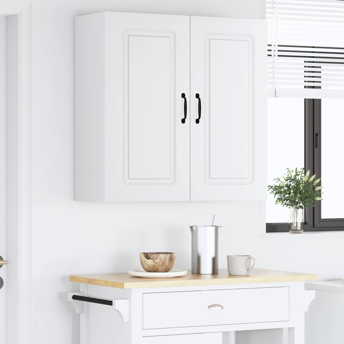 vidaXL Πάνελ πλυντηρίου πιάτων Kalmar Λευκό 80 x 31 x 80 εκ.
