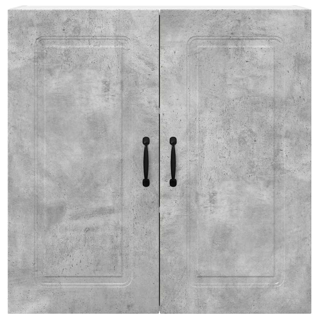 vidaXL Κρεμαστό ντουλάπι κουζίνας Σκυρόδεμα Γκρι 80 x 31 x 80 εκ.