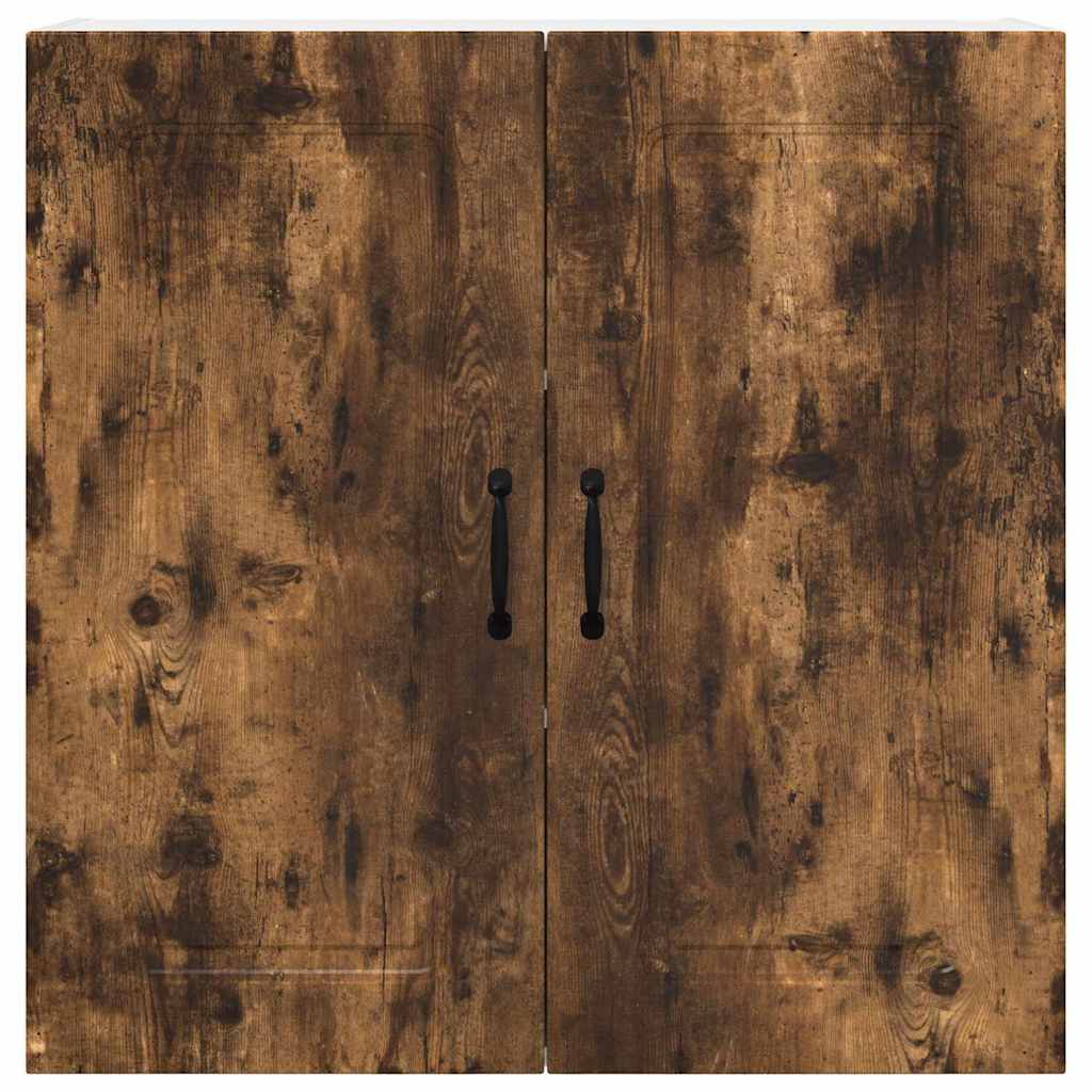 vidaXL Κρεμαστό ντουλάπι κουζίνας Καπνιστό Δρύς 80 x 31 x 80 εκ.