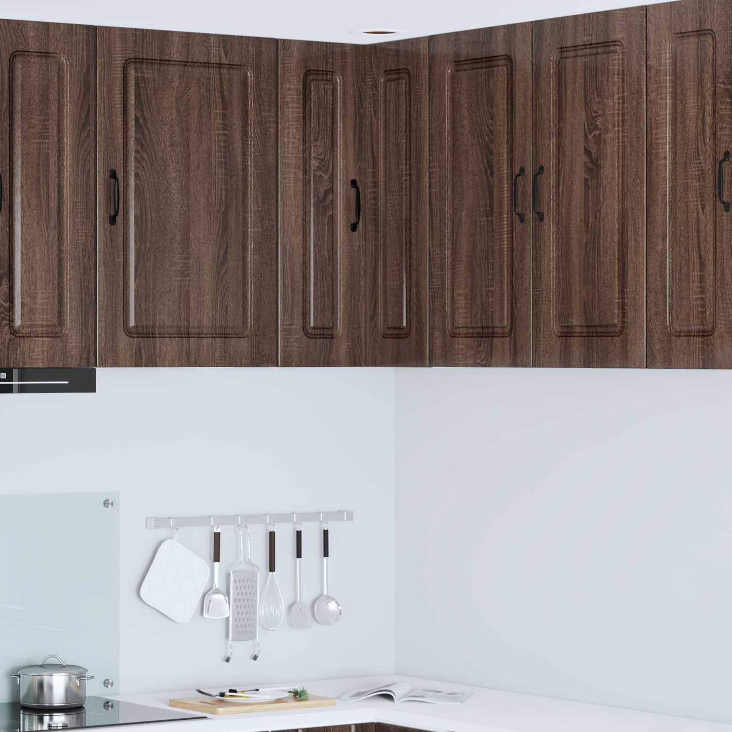 vidaXL Πάνελ πλυντηρίου πιάτων Kalmar Καφέ δρυς 57 x 57 x 80 εκ.