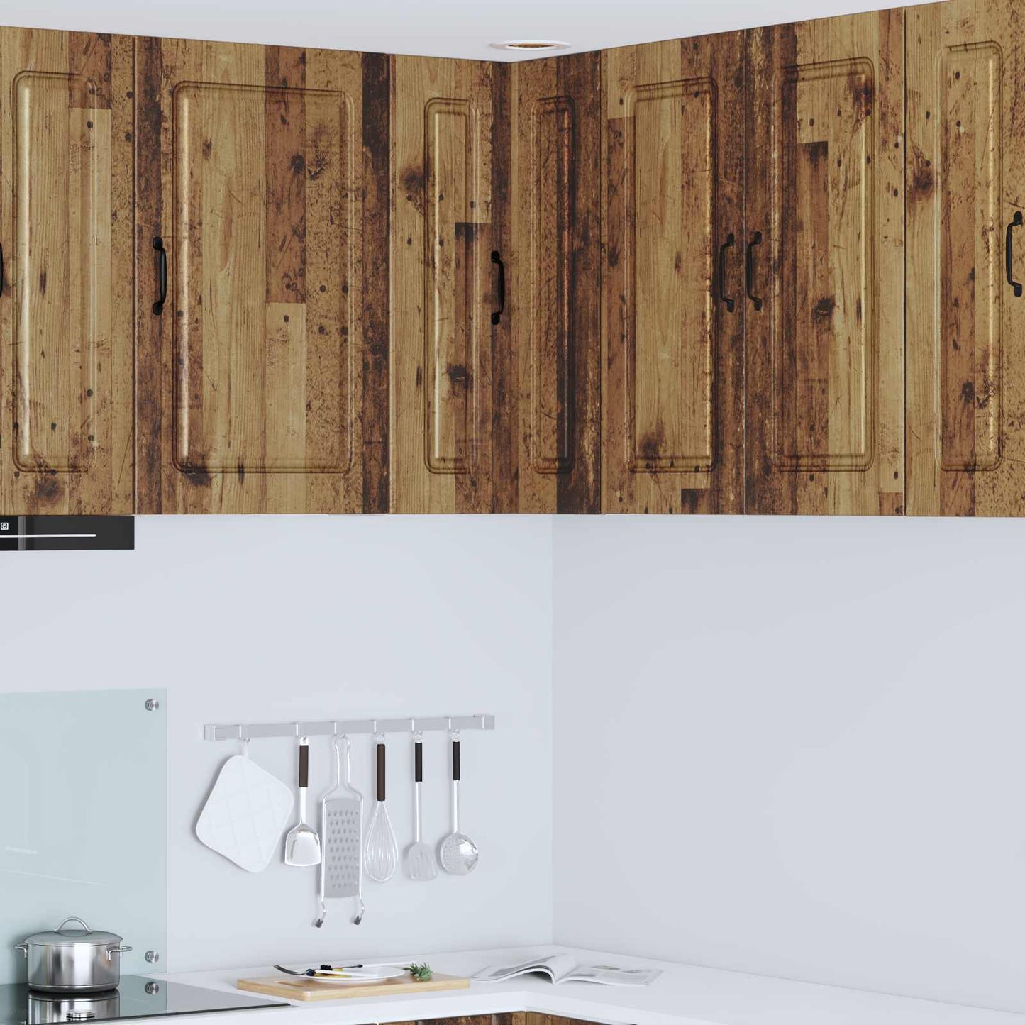 vidaXL Πάνελ πλυντηρίου πιάτων Kalmar Παλιό ξύλο 57 x 57 x 80 εκ.