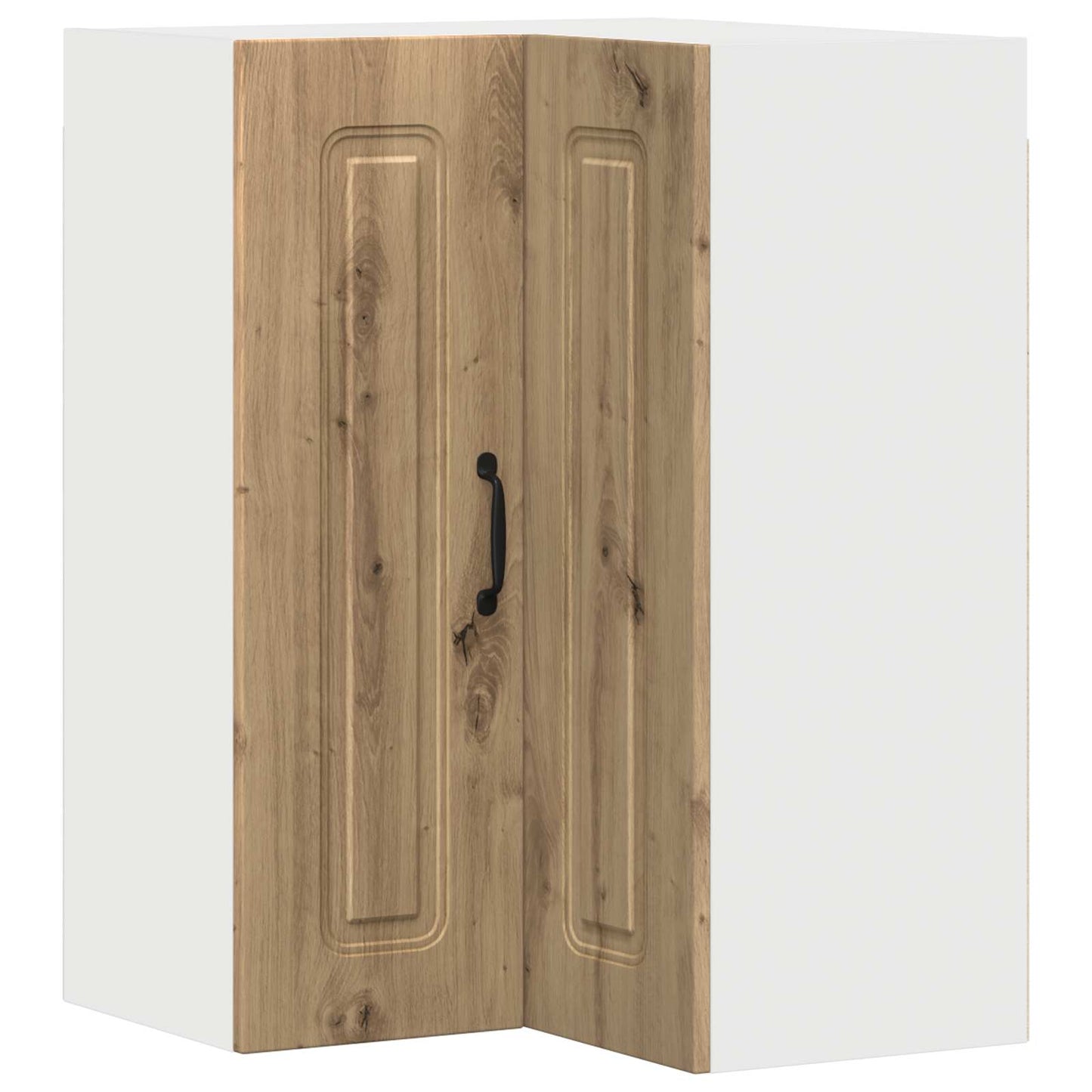 vidaXL Κρεμαστό ντουλάπι κουζίνας με ράφι Artisan Oak 57 x 57 x 80 εκ.
