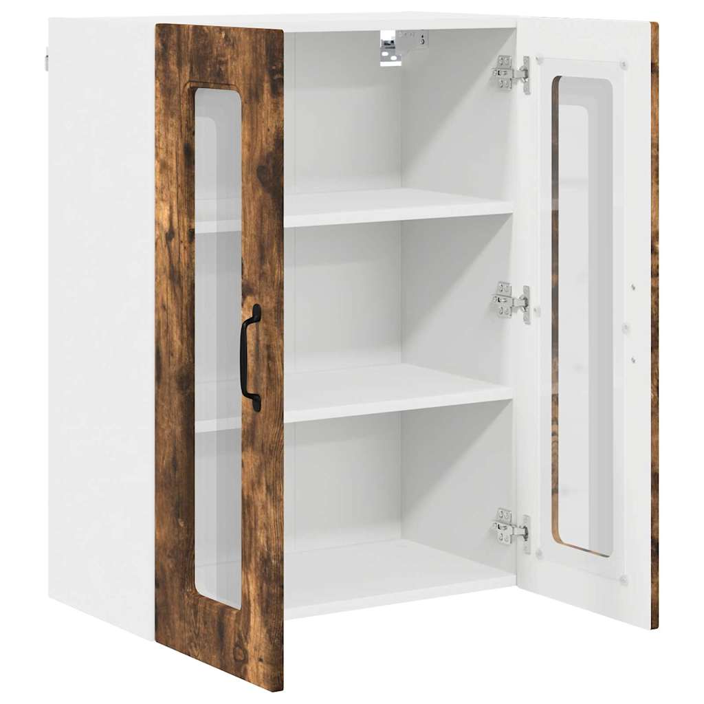 vidaXL Κρεμαστό ντουλάπι κουζίνας Καπνιστό Δρύς 60 x 31 x 80 εκ.