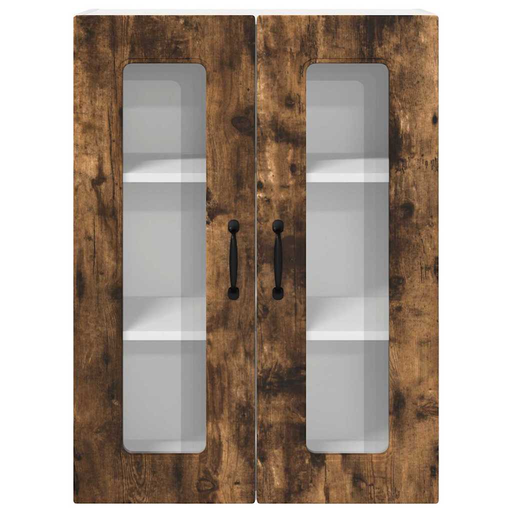 vidaXL Κρεμαστό ντουλάπι κουζίνας Καπνιστό Δρύς 60 x 31 x 80 εκ.