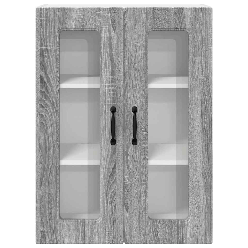 vidaXL Κρεμαστό ντουλάπι κουζίνας Γκρίζο Σονομα 60 x 31 x 80 εκ.