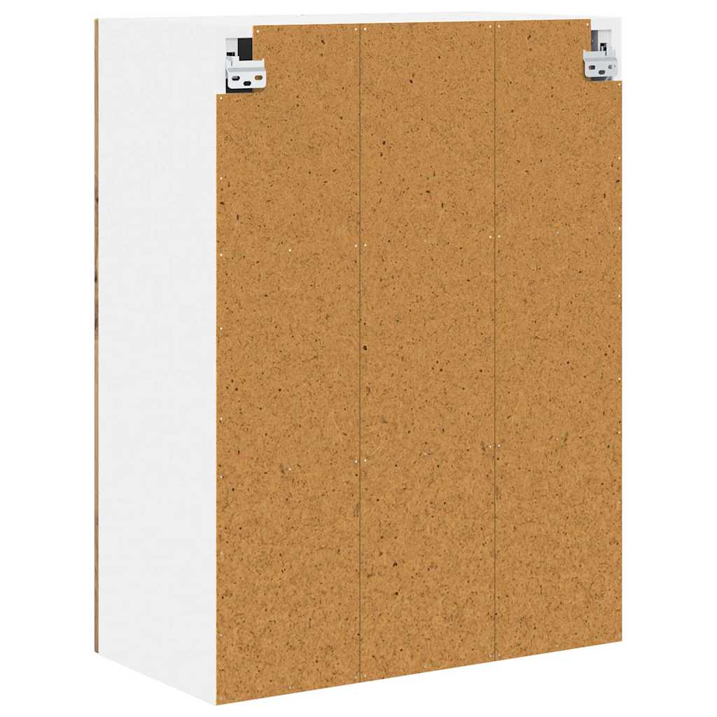 vidaXL Κρεμαστό ντουλάπι κουζίνας με ράφι Artisan Oak 60 x 31 x 80 εκ.