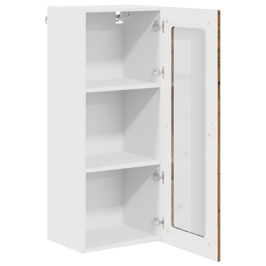 vidaXL Κρεμαστό ντουλάπι κουζίνας Καπνιστό Δρύς 40 x 31 x 100 εκ.