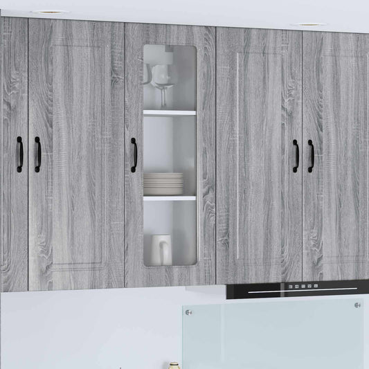 vidaXL Πάνελ πλυντηρίου πιάτων Kalmar Γκρίζο Σονομα 40 x 31 x 100 εκ.