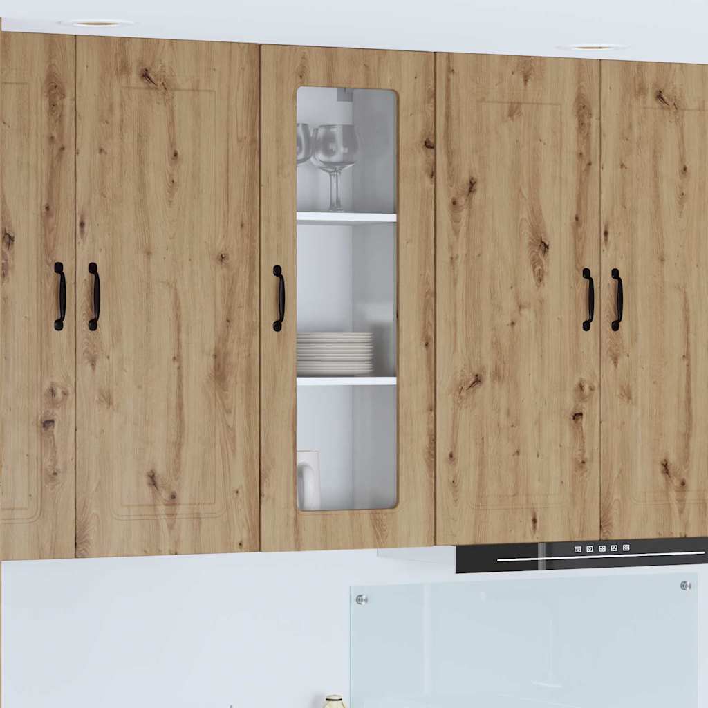 vidaXL Κρεμαστό ντουλάπι κουζίνας Artisan Oak 40 x 31 x 100 εκ.