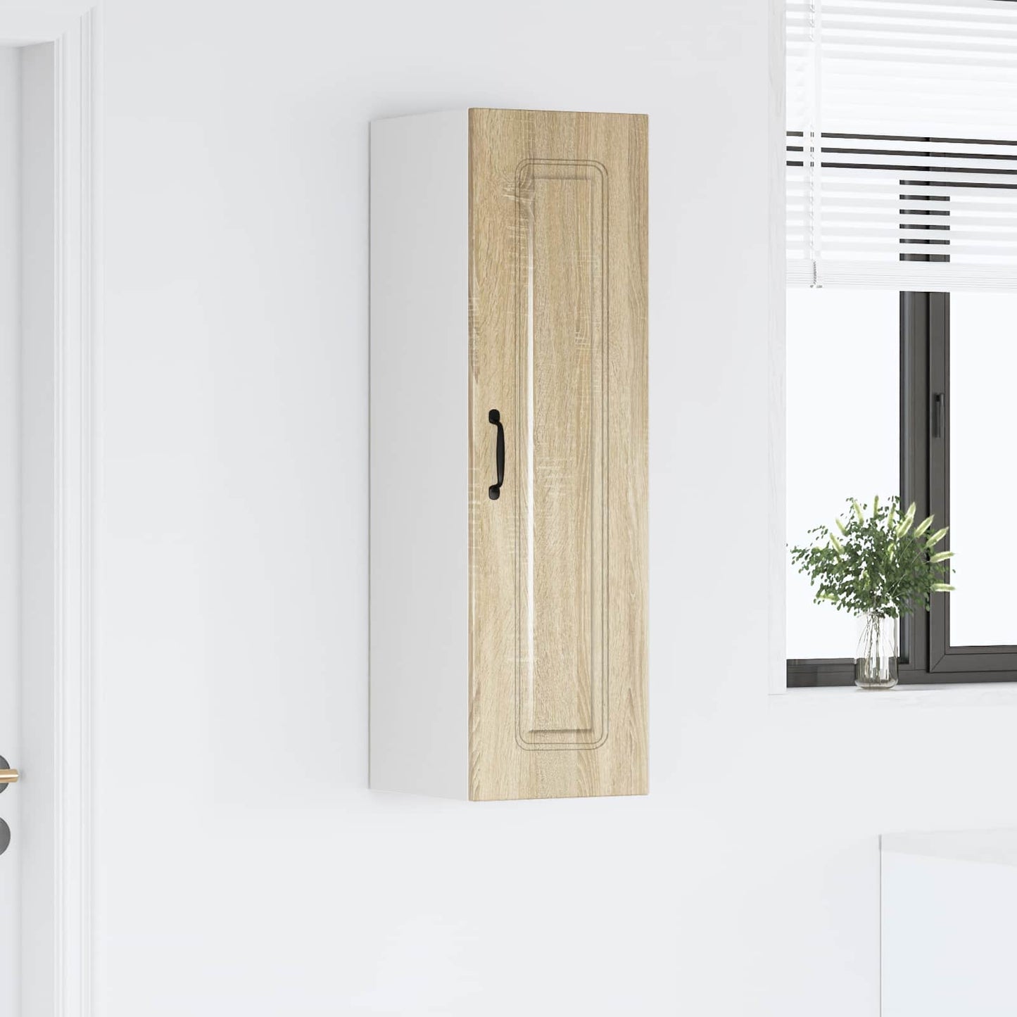 vidaXL Κρεμαστό ντουλάπι κουζίνας Δρύς Sonoma 30 x 31 x 100 εκ.