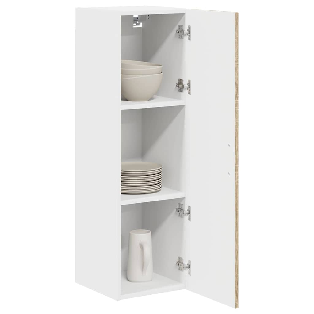 vidaXL Κρεμαστό ντουλάπι κουζίνας Δρύς Sonoma 30 x 31 x 100 εκ.