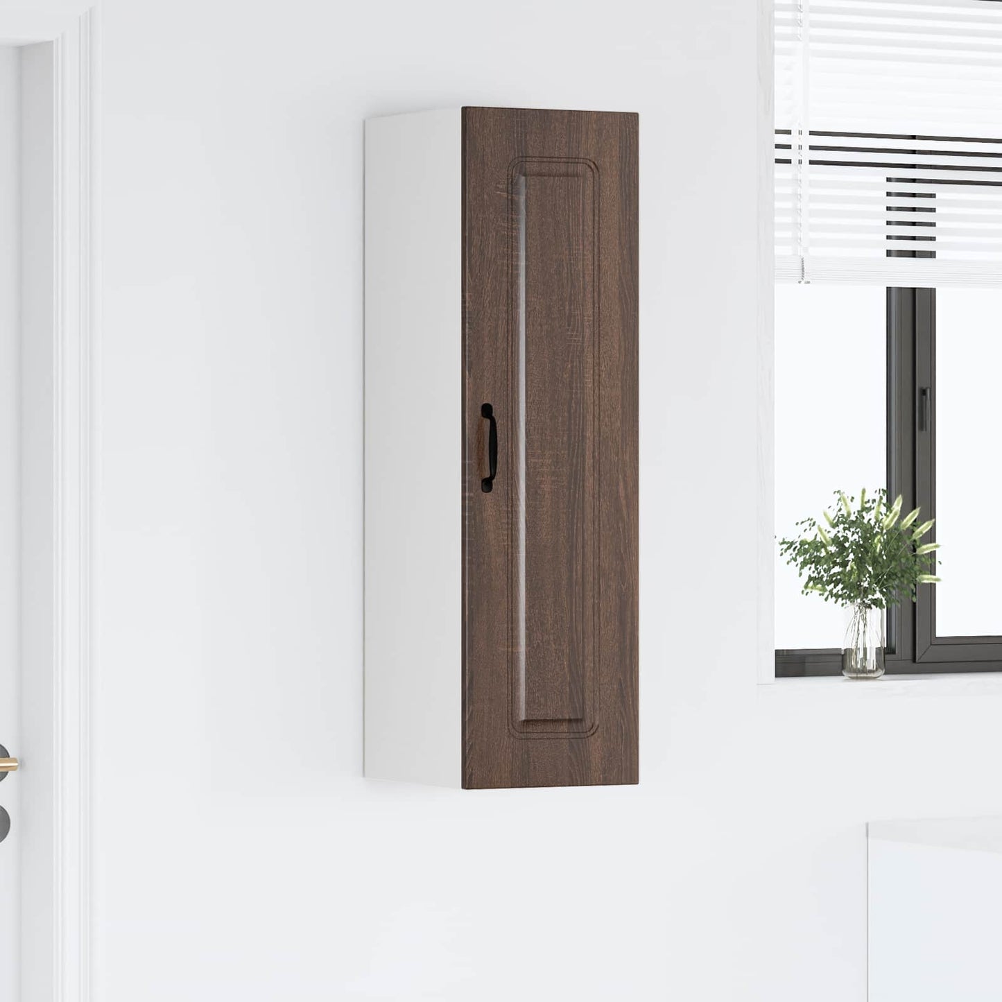 vidaXL Πάνελ πλυντηρίου πιάτων Kalmar Καφέ δρυς 30 x 31 x 100 εκ.