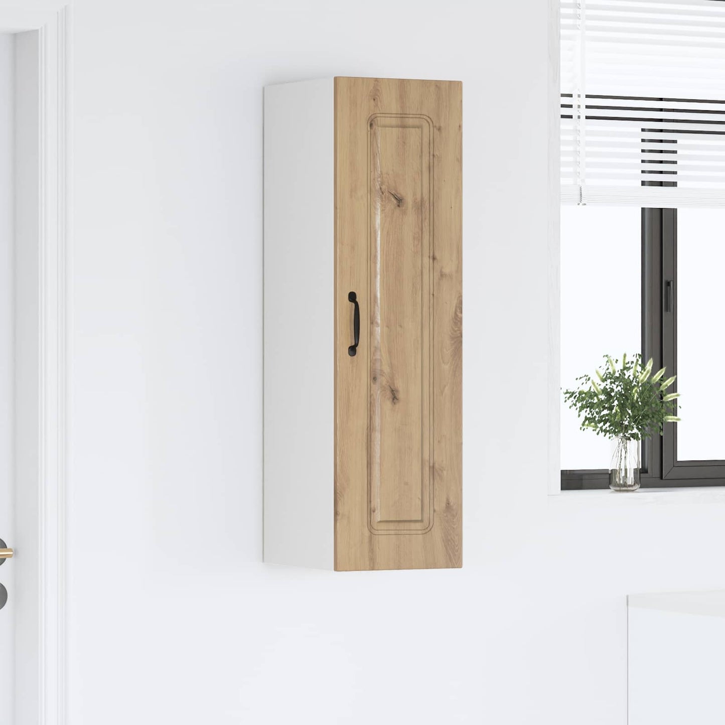 vidaXL Κρεμαστό ντουλάπι κουζίνας Artisan Oak 30 x 31 x 100 εκ.