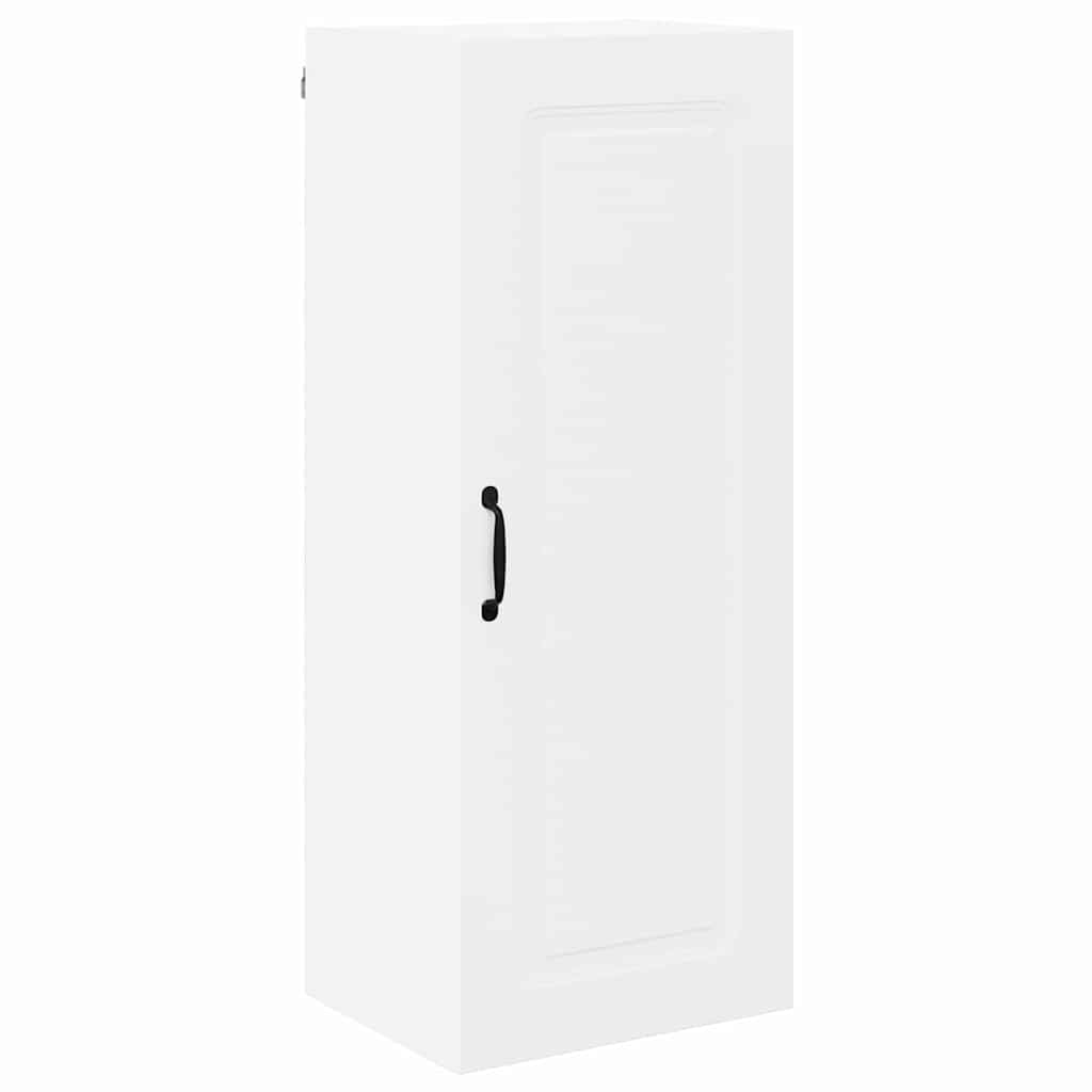 vidaXL Κρεμαστό ντουλάπι κουζίνας με ράφι Λευκό 40 x 31 x 100 εκ.