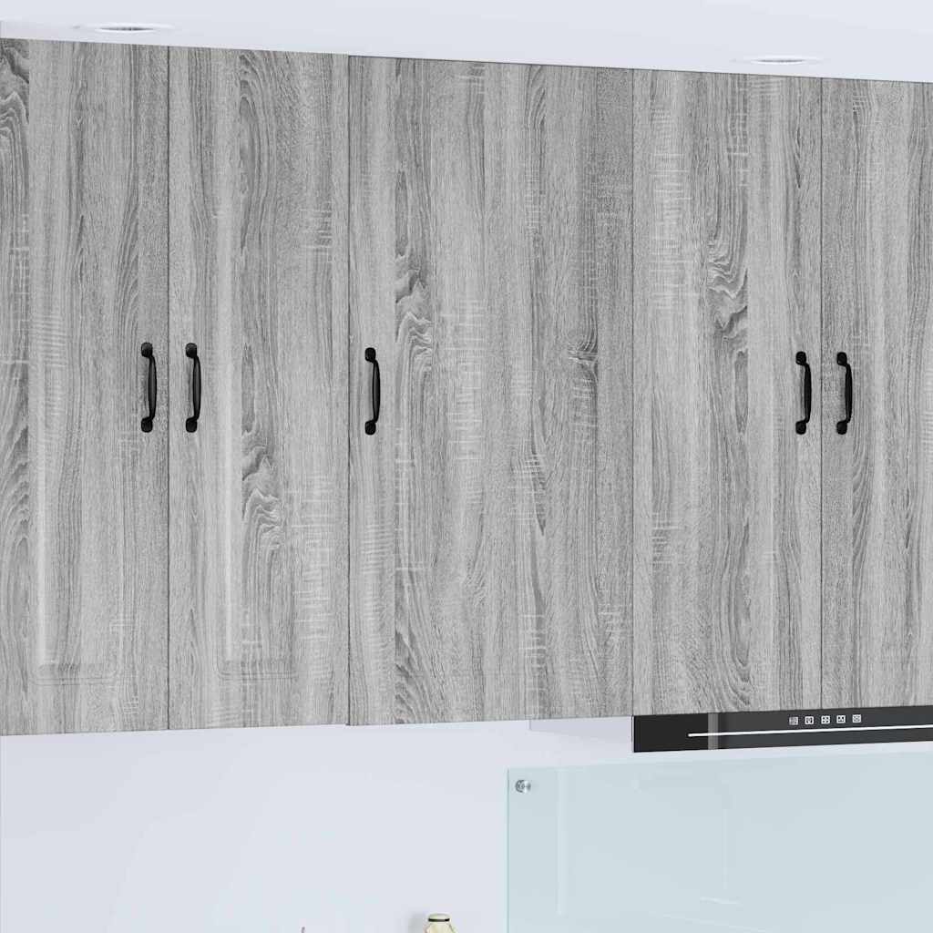 vidaXL Κρεμαστό ντουλάπι κουζίνας Γκρίζο Σονομα 50 x 31 x 100 εκ.