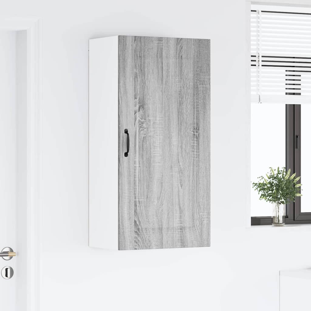 vidaXL Κρεμαστό ντουλάπι κουζίνας Γκρίζο Σονομα 50 x 31 x 100 εκ.