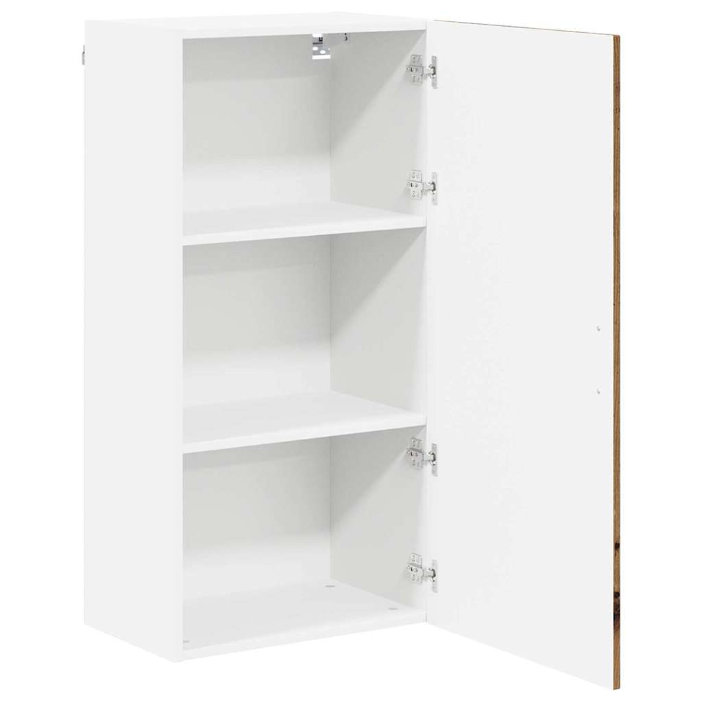 vidaXL Κρεμαστό ντουλάπι κουζίνας με ράφι Παλιό Ξύλο 50 x 31 x 100 εκ.