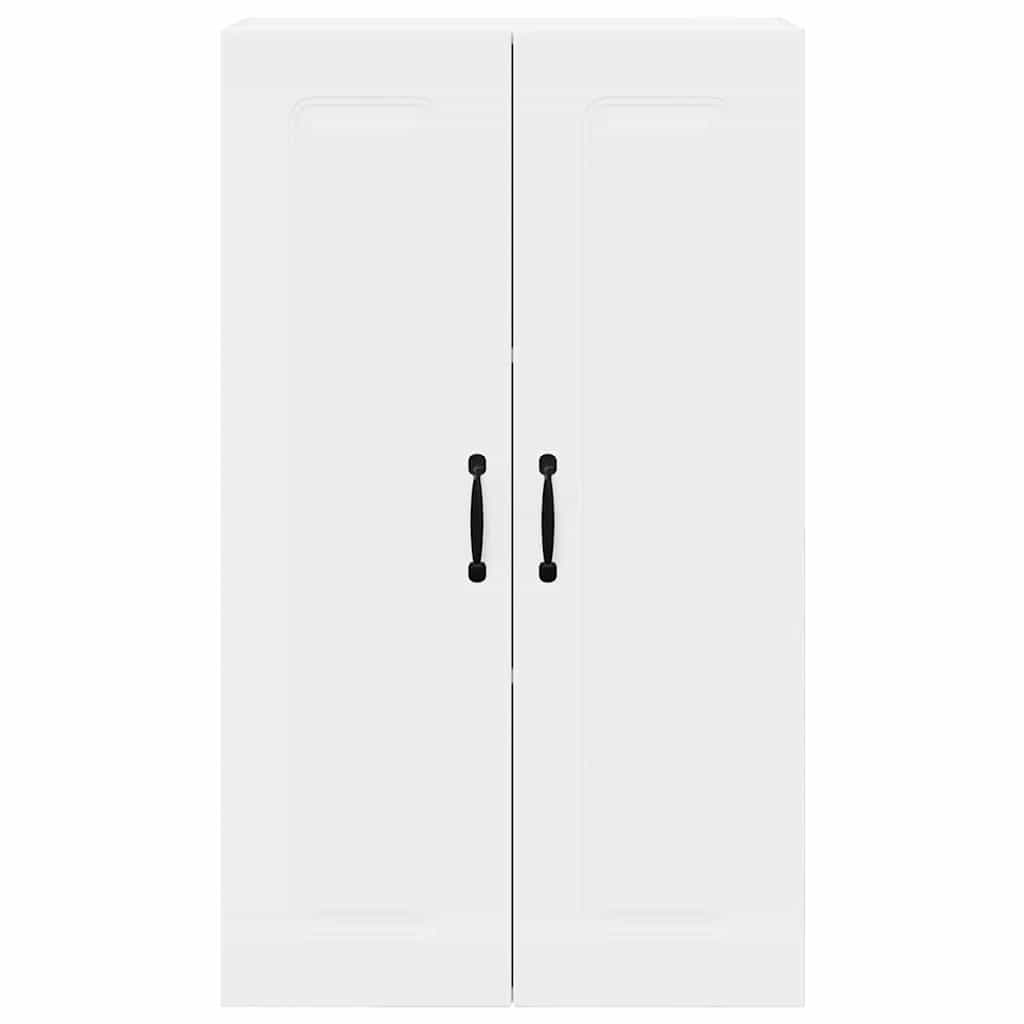 vidaXL Κρεμαστό ντουλάπι κουζίνας με ράφι Λευκό 60 x 31 x 100 εκ.