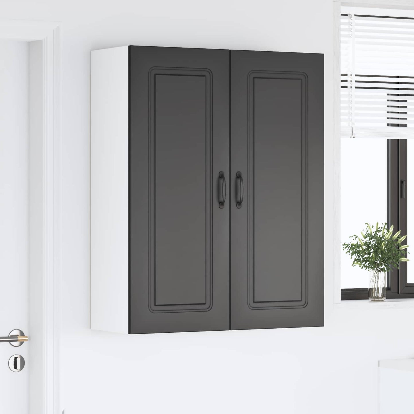 vidaXL Πάνελ πλυντηρίου πιάτων Kalmar Μαύρο 80 x 31 x 100 εκ.