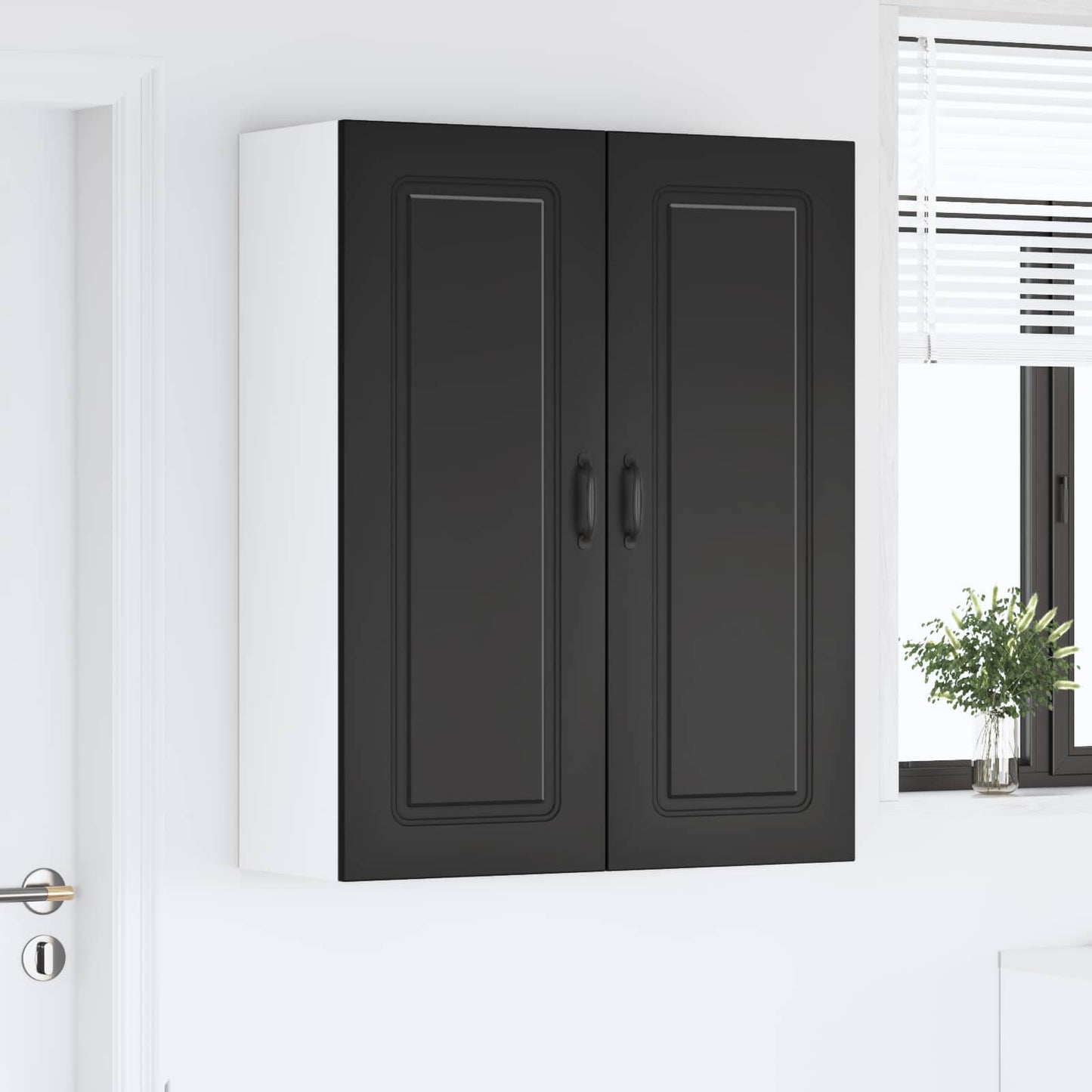 vidaXL Πάνελ πλυντηρίου πιάτων Kalmar Μαύρο 80 x 31 x 100 εκ.