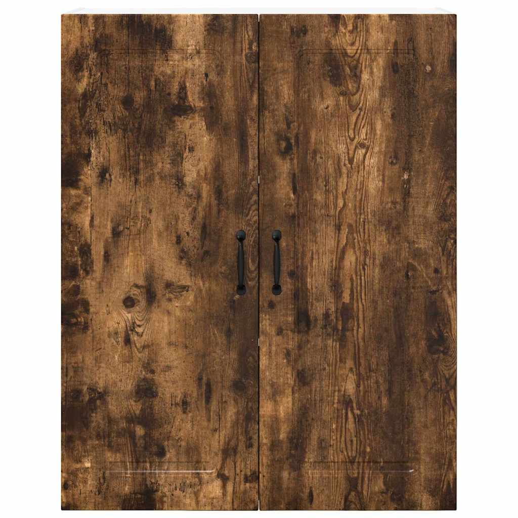 vidaXL Κρεμαστό ντουλάπι κουζίνας Καπνιστό Δρύς 80 x 31 x 100 εκ.