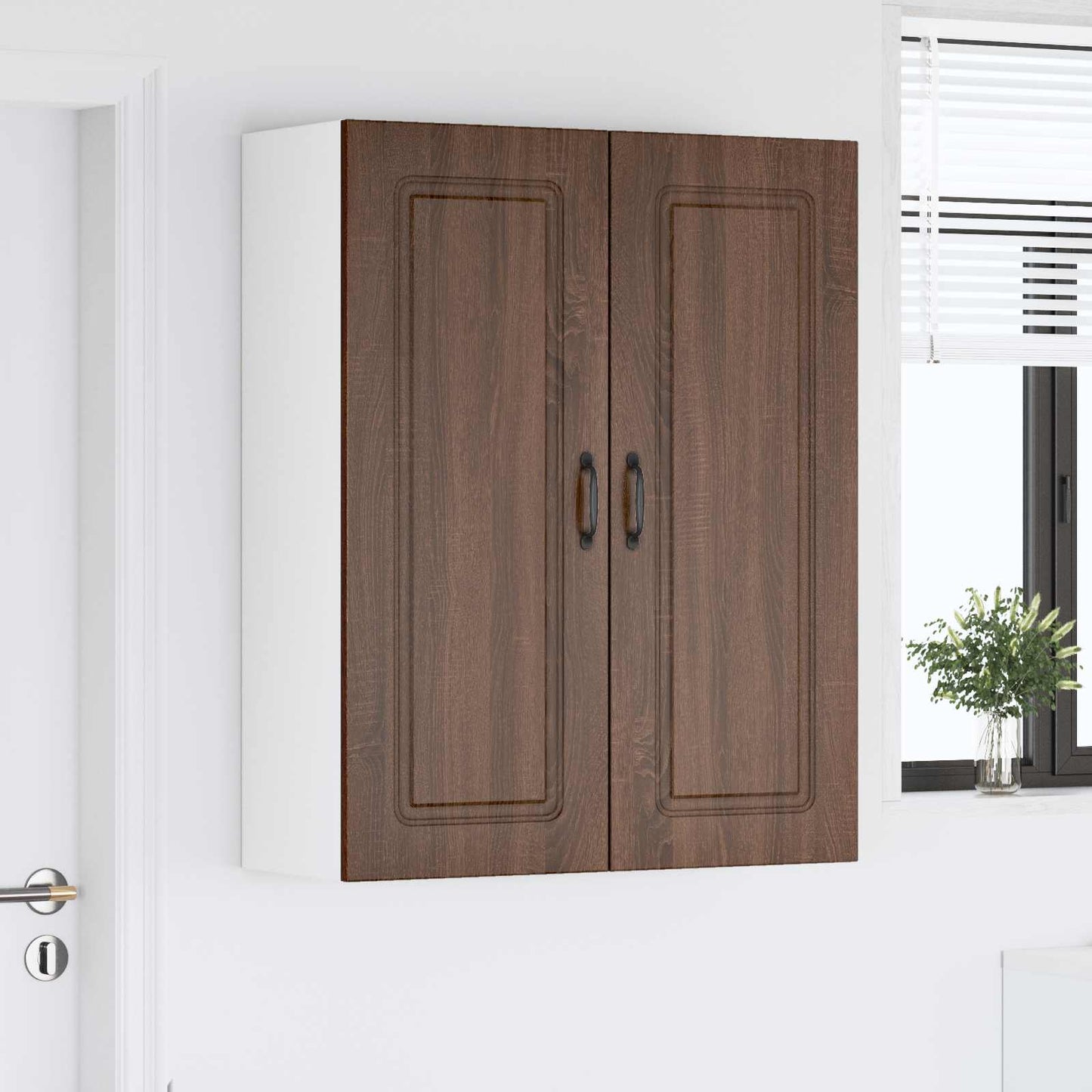 vidaXL Πάνελ πλυντηρίου πιάτων Kalmar Καφέ δρυς 80 x 31 x 100 εκ.