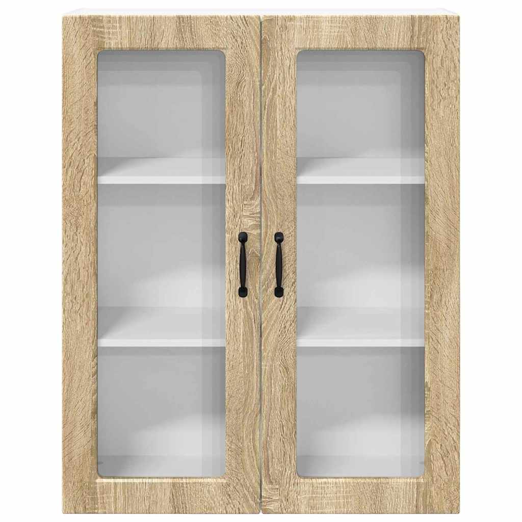 vidaXL Κρεμαστό ντουλάπι κουζίνας Δρύς Sonoma 80 x 31 x 100 εκ.