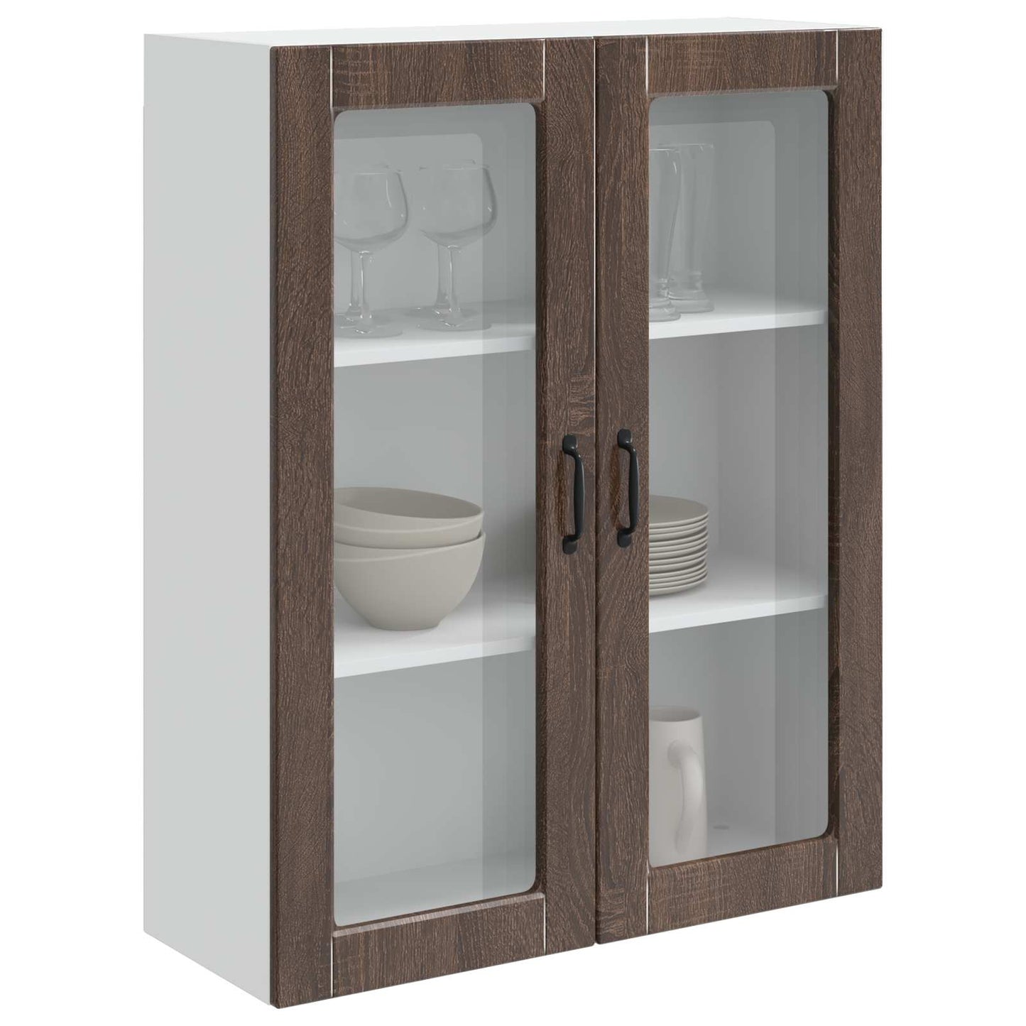 vidaXL Πάνελ πλυντηρίου πιάτων Kalmar Καφέ δρυς 80 x 31 x 100 εκ.