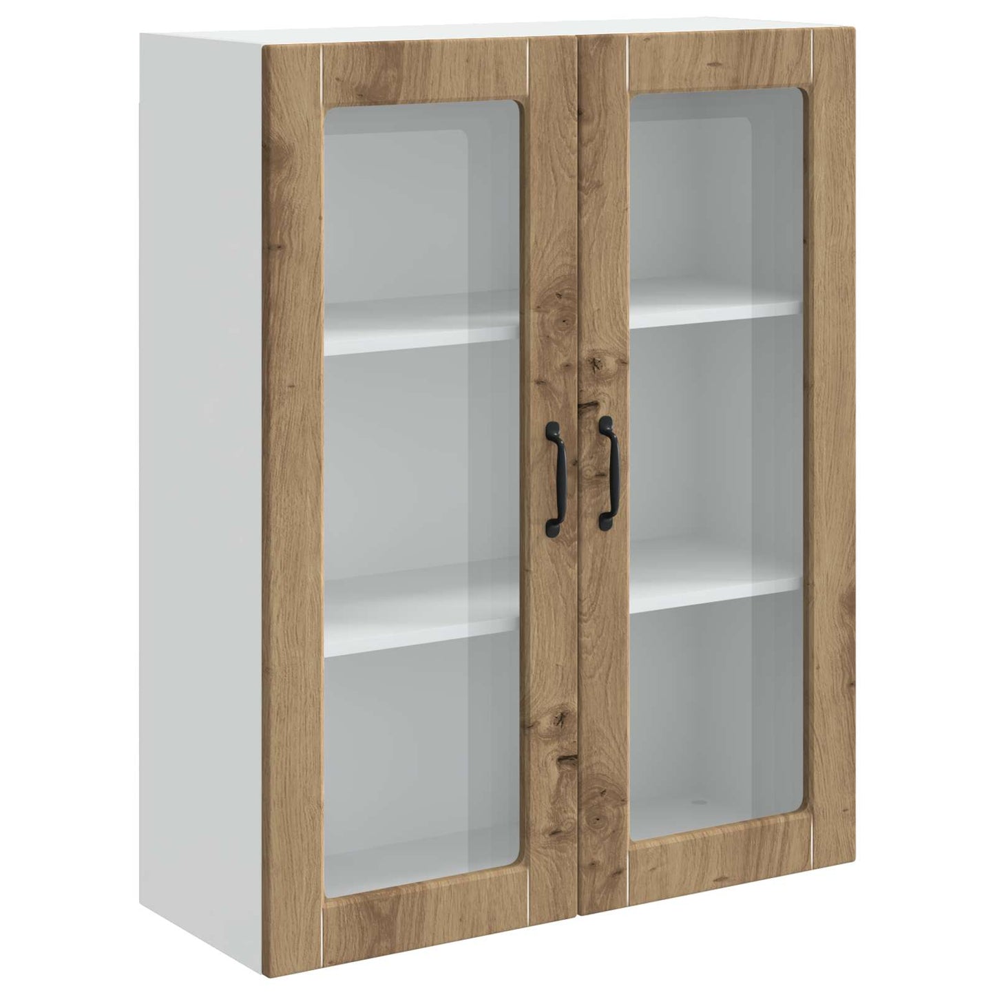 vidaXL Κρεμαστό ντουλάπι κουζίνας Artisan Oak 80 x 31 x 100 εκ.