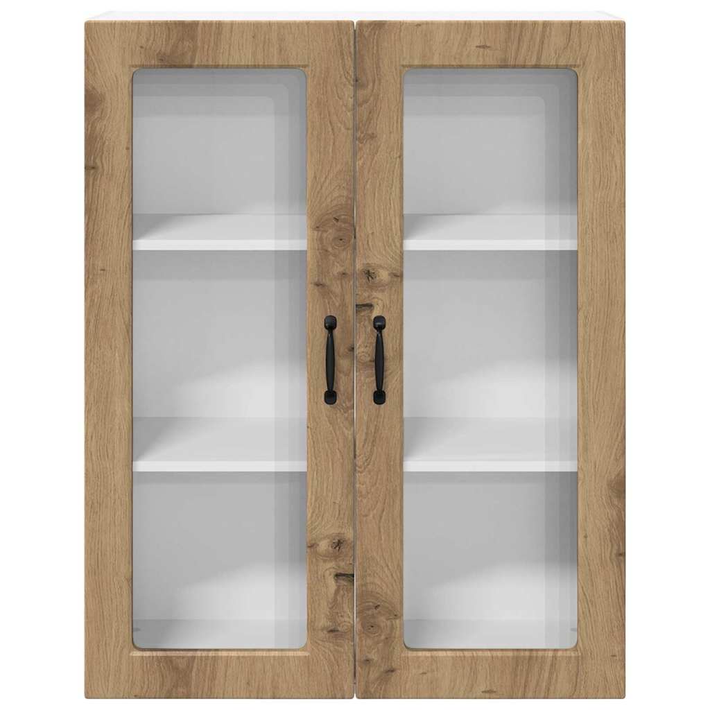 vidaXL Κρεμαστό ντουλάπι κουζίνας Artisan Oak 80 x 31 x 100 εκ.