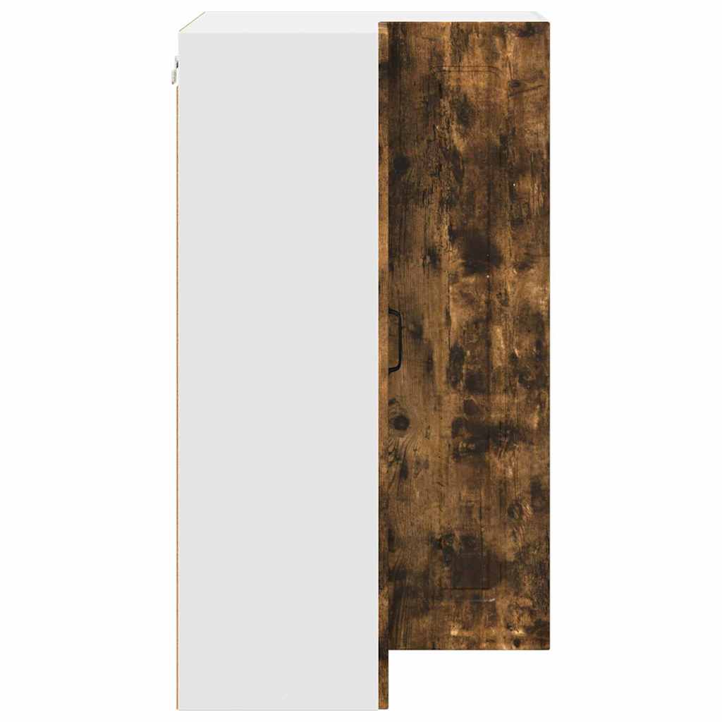 vidaXL Κρεμαστό ντουλάπι κουζίνας Καπνιστό Δρύς 57 x 57 x 100 εκ.