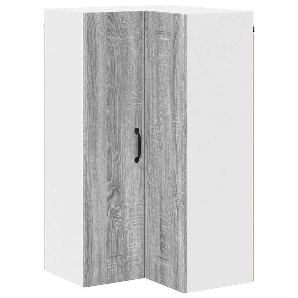 vidaXL Κρεμαστό ντουλάπι κουζίνας Γκρίζο Σονομα 57 x 57 x 100 εκ.