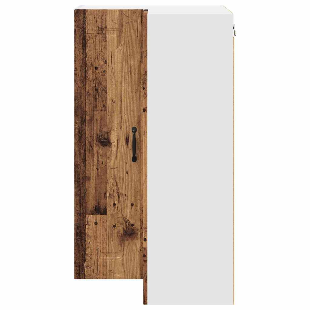 vidaXL Κρεμαστό ντουλάπι κουζίνας με ράφι Παλιό Ξύλο 57 x 57 x 100 εκ.