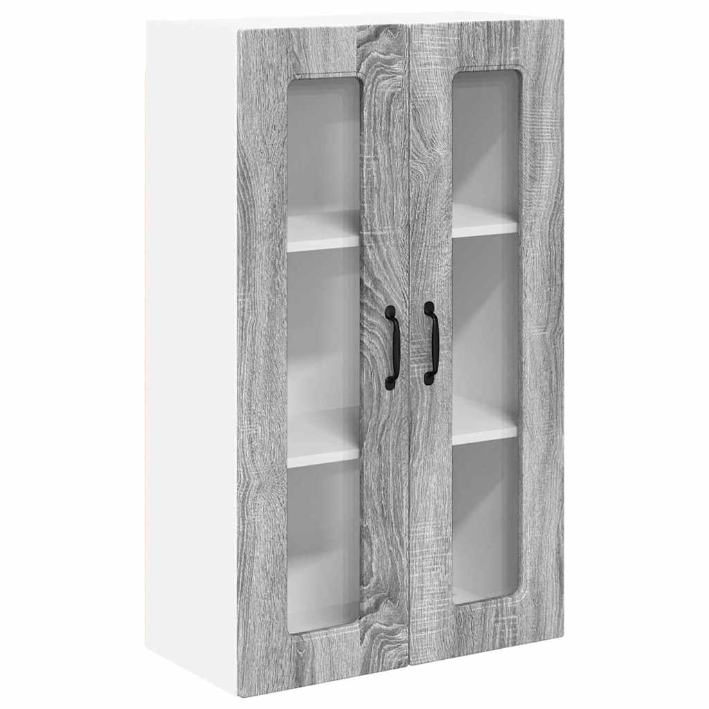 vidaXL Κρεμαστό ντουλάπι κουζίνας Γκρίζο Σονομα 60 x 31 x 100 εκ.