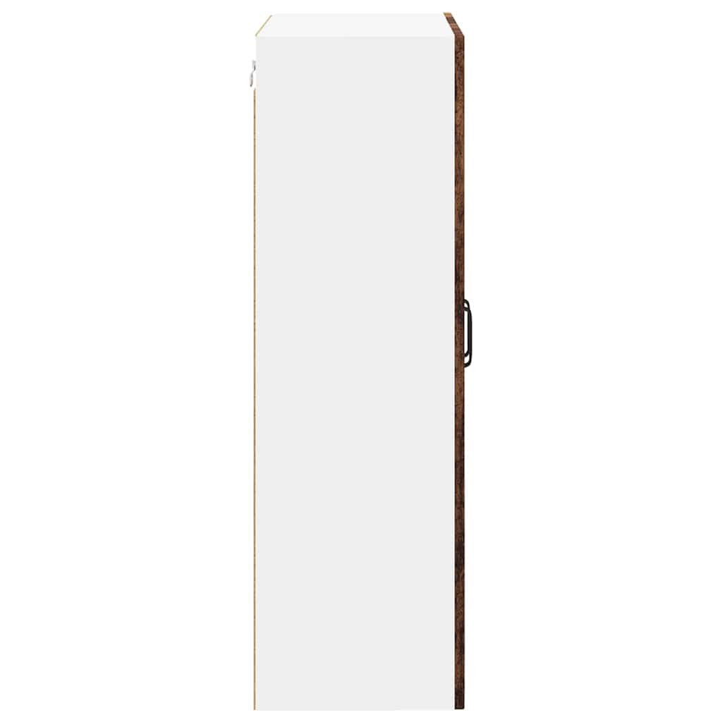 vidaXL Κρεμαστό ντουλάπι κουζίνας με ράφι Παλιό Ξύλο 60 x 31 x 100 εκ.