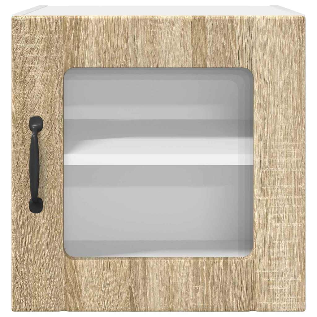 vidaXL Κρεμαστό ντουλάπι κουζίνας με ράφι Δρύς Sonoma 40 x 31 x 40 εκ.