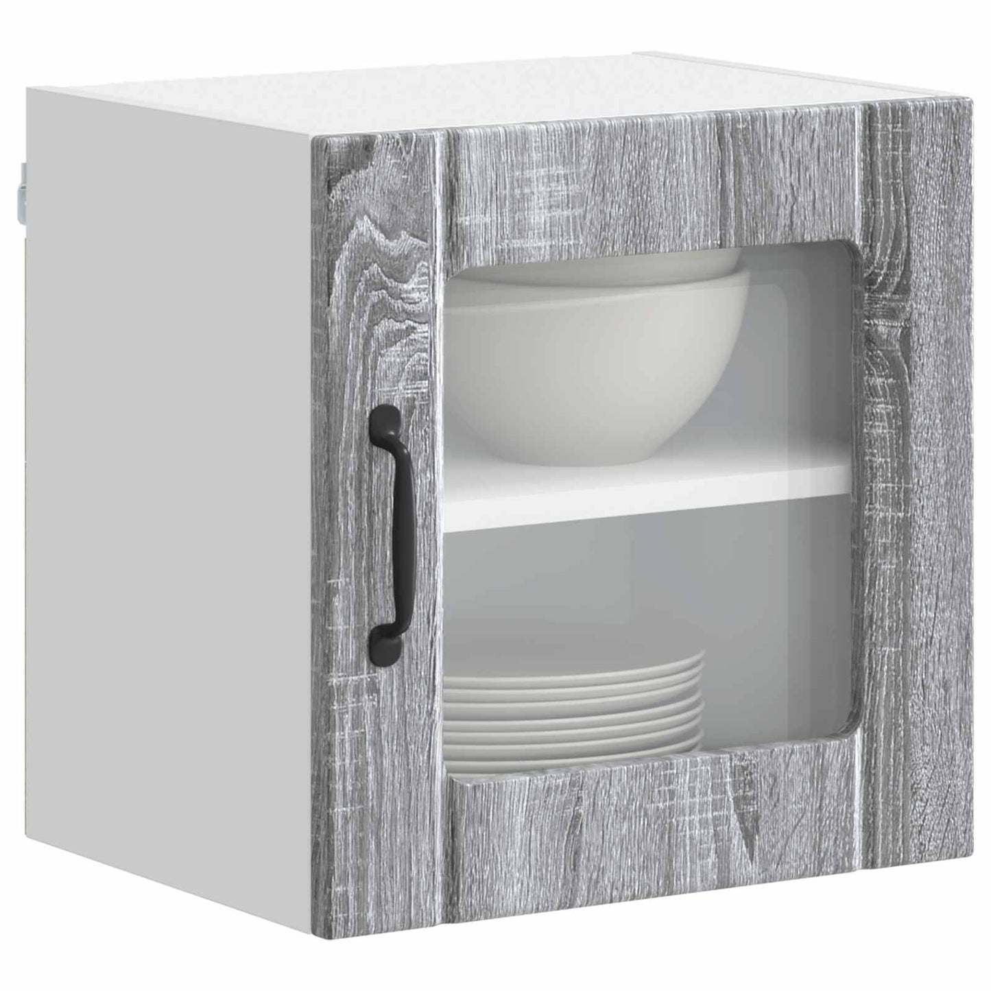 vidaXL Ραφιέρα τοίχου LUCCA Γκρι Sonoma 40 x 31 x 40 εκ.