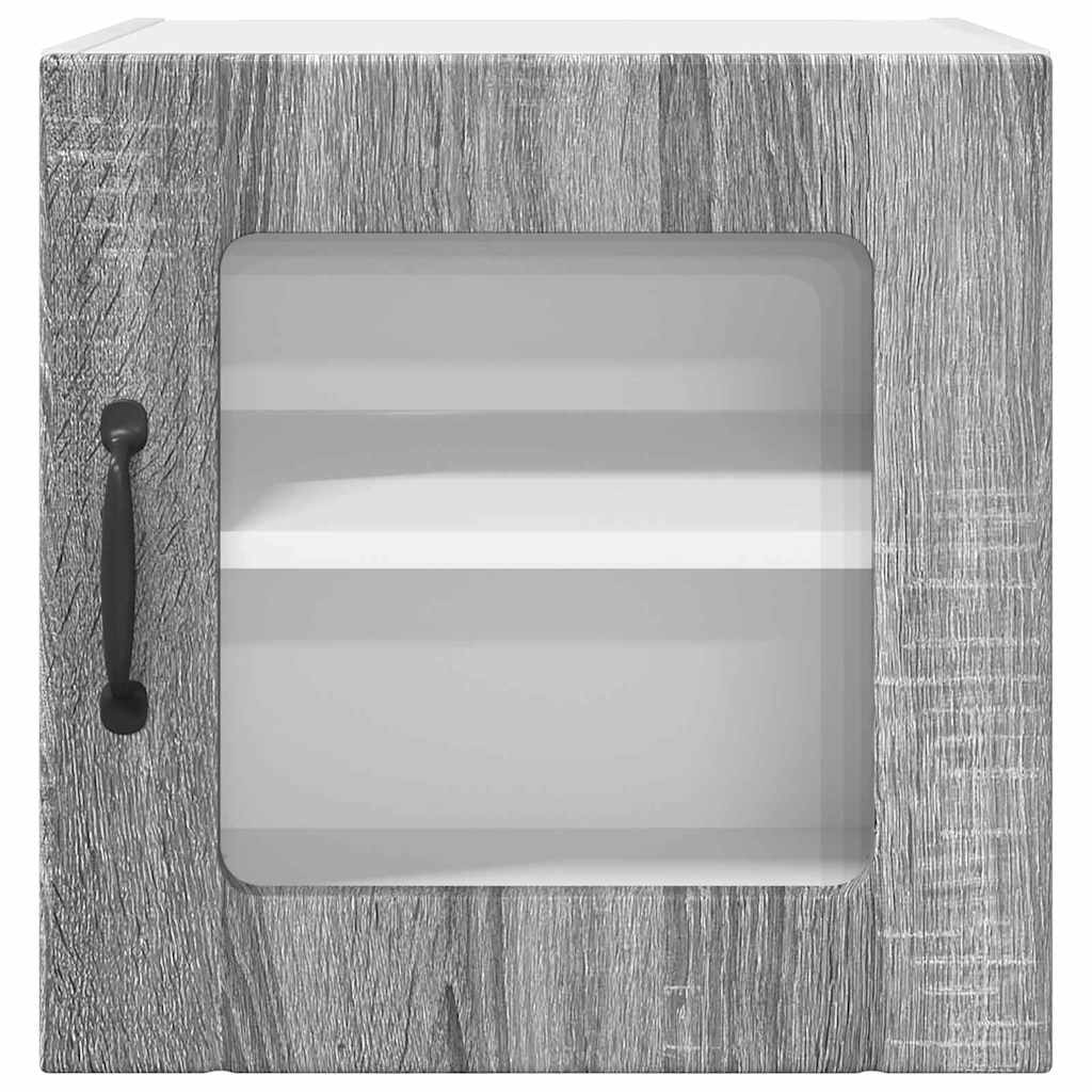 vidaXL Ντουλάπα Κουζίνας με ράφι 2 pcs Γκρίζο Σονομα 40 x 31 x 40 εκ.