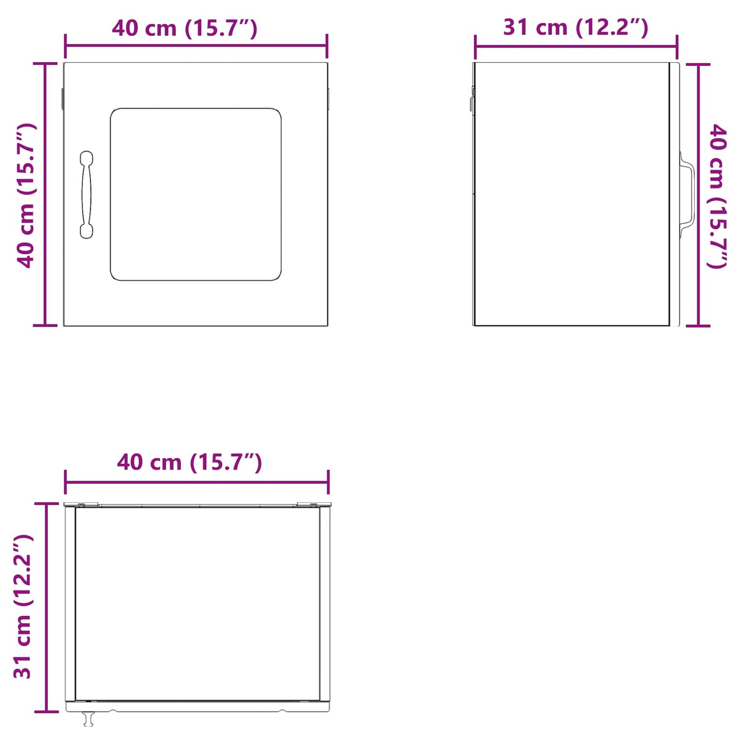 vidaXL Ραφιέρα τοίχου LUCCA 2 pcs Artisan Δρυς Επεξεργασμένο Ξύλο