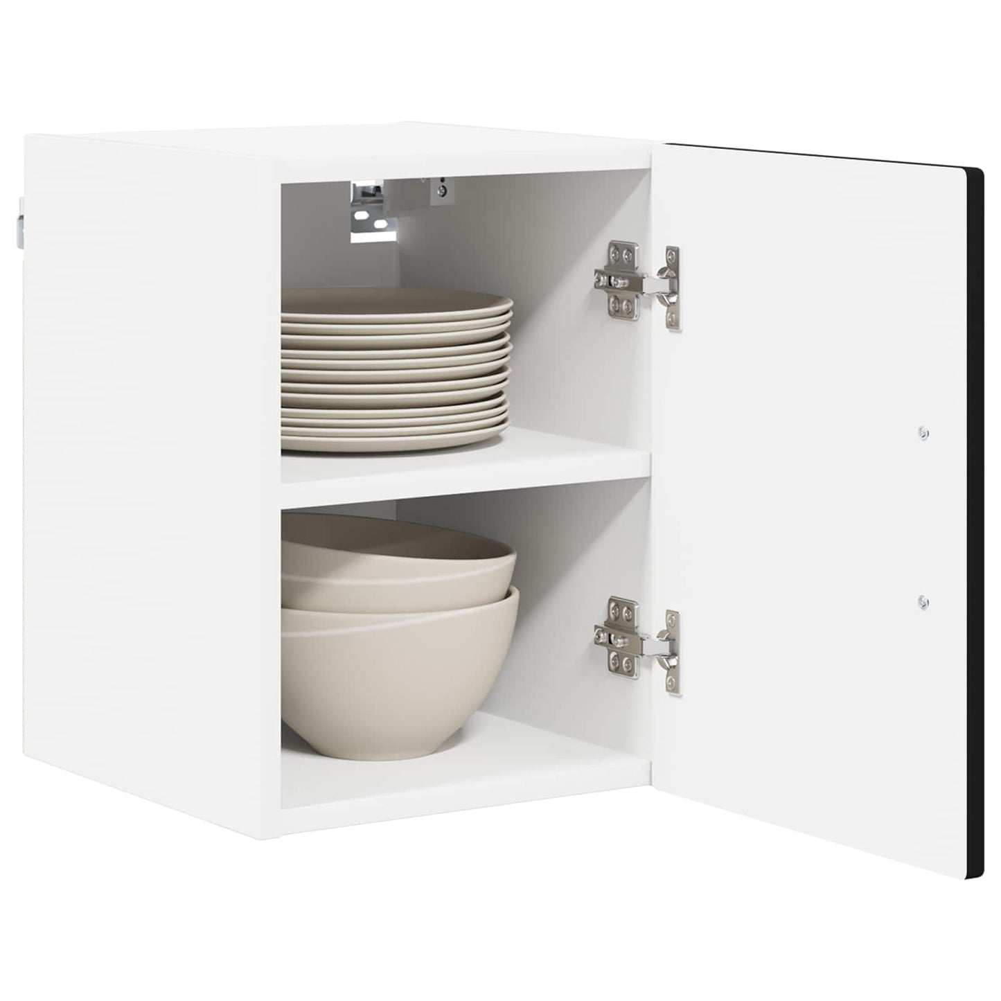 vidaXL Ντουλάπα Κουζίνας 2 pcs Μαύρο 30 x 31 x 40 εκ.