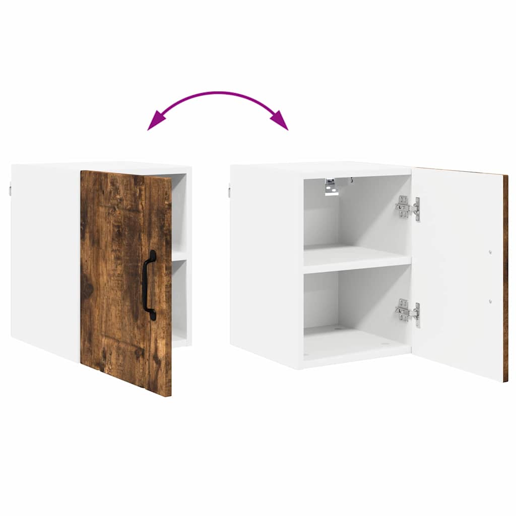 vidaXL Κρεμαστό ντουλάπι κουζίνας Καπνιστό Δρύς 30 x 31 x 40 εκ.