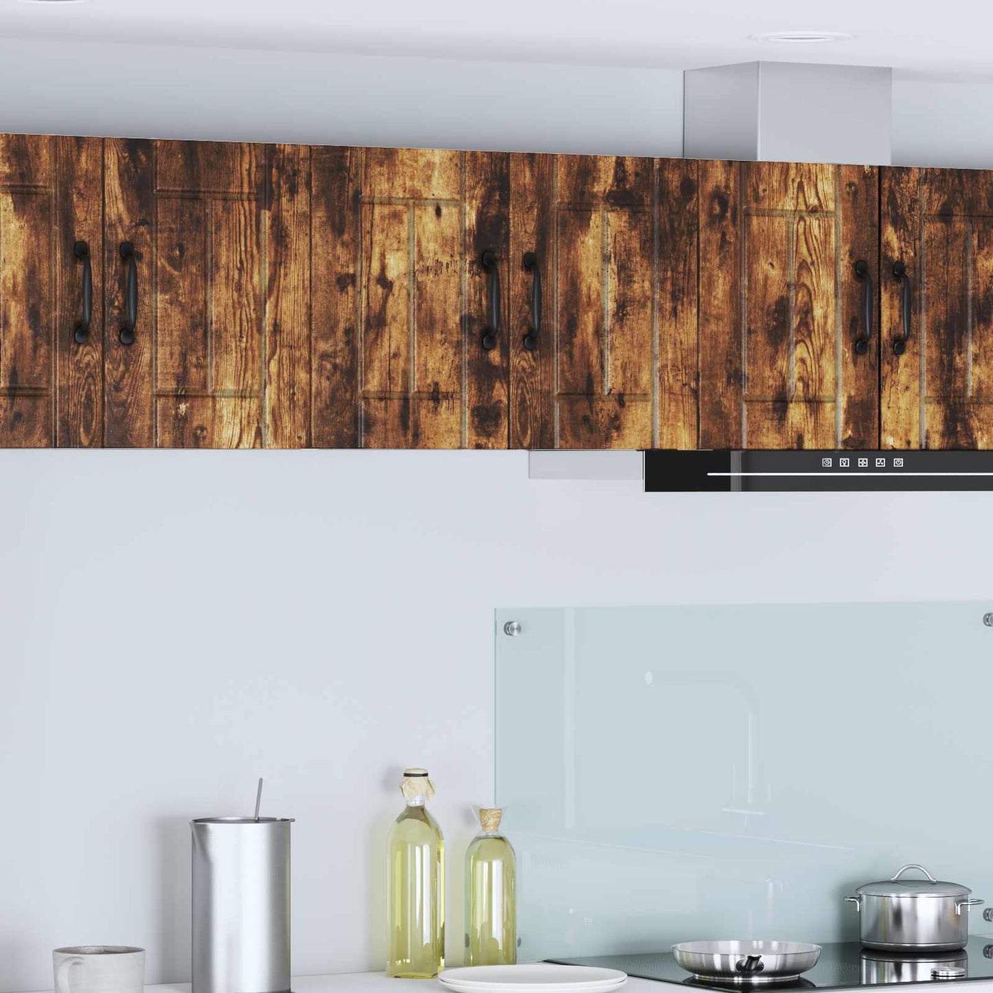 vidaXL Ντουλάπα Κουζίνας 2 pcs Καπνιστό Δρύς 30 x 31 x 40 εκ.